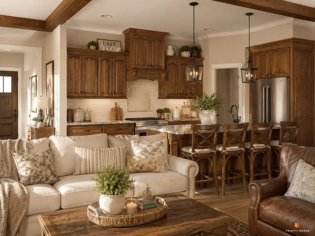 East Texas Traditional — Cathedral Arch in Medium Oak