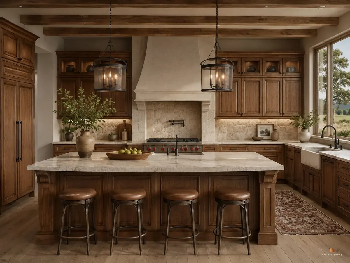 Rustic Farmhouse with Cathedral Arch